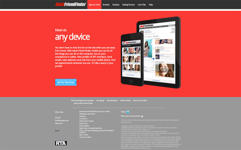 is adult friend finder cost