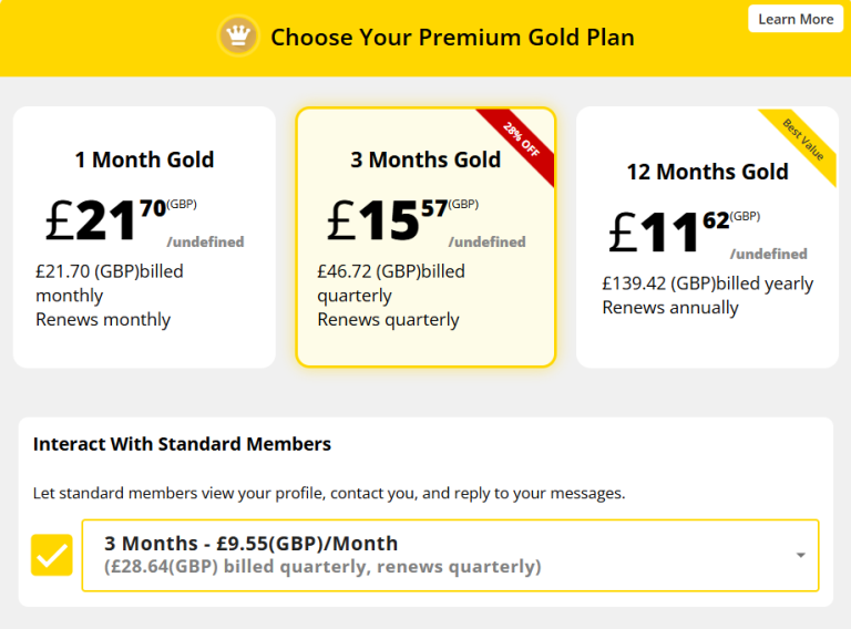 is adult friend finder cost