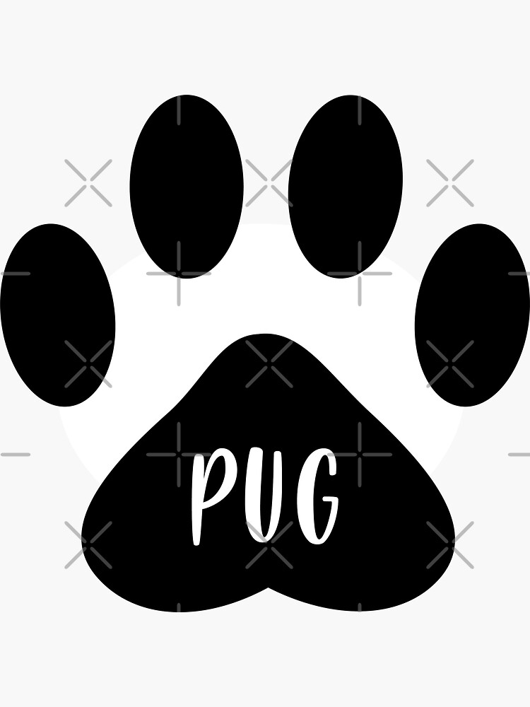 pug paw print