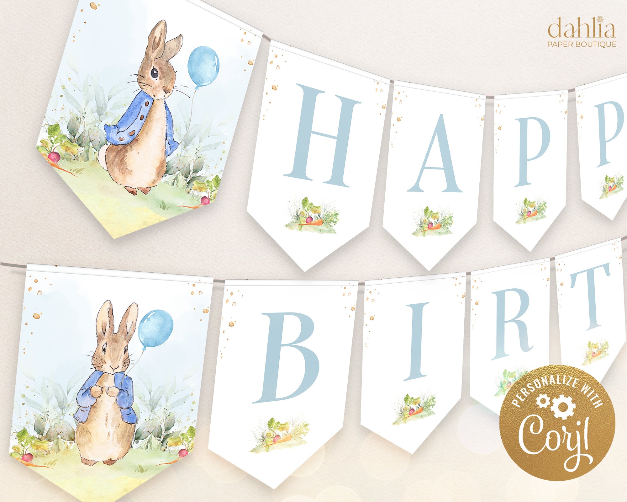 peter rabbit banner