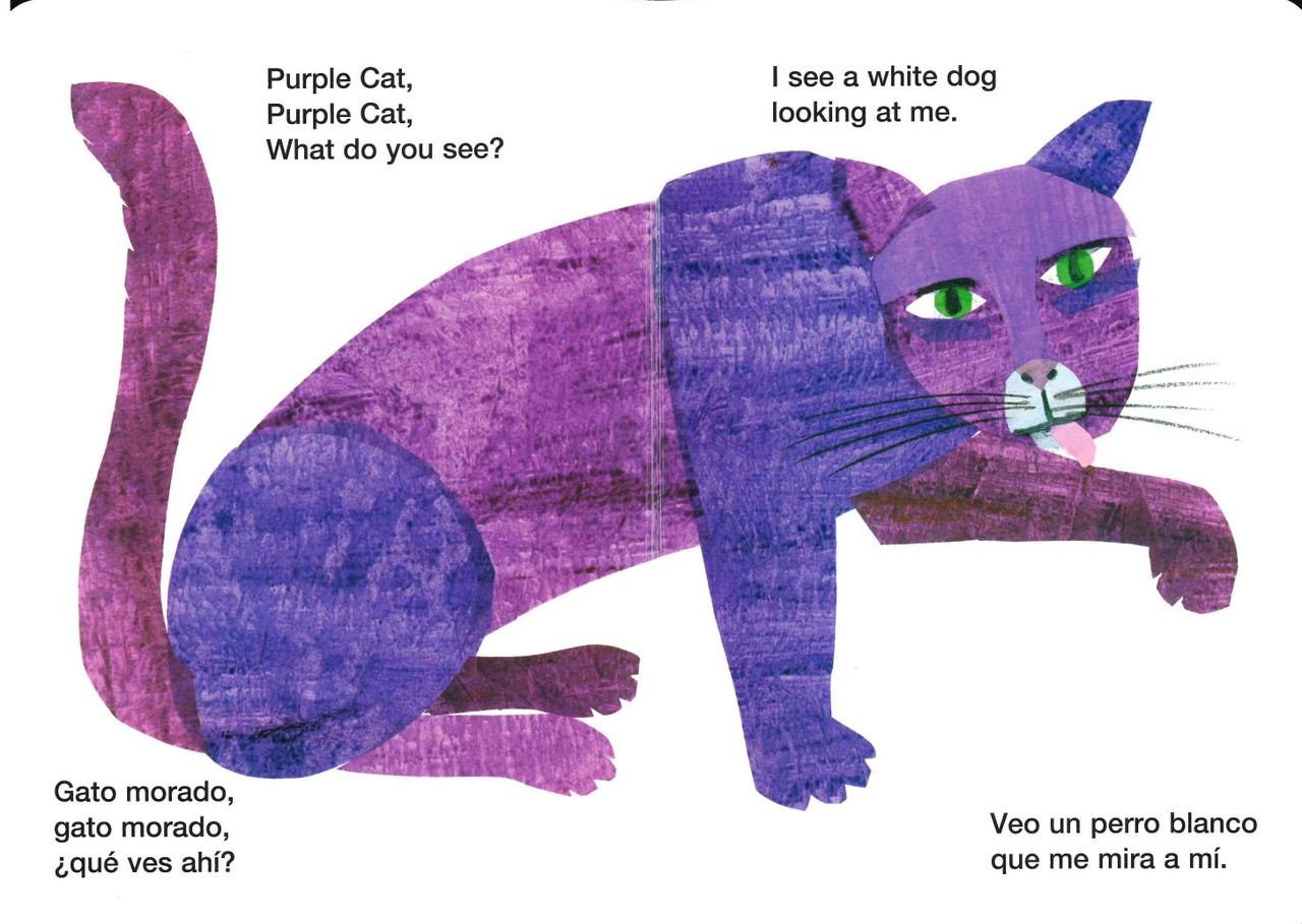 purple cat purple cat what do you see