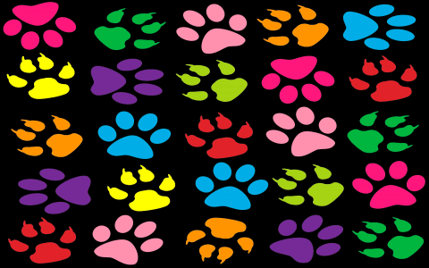 free dog paw images
