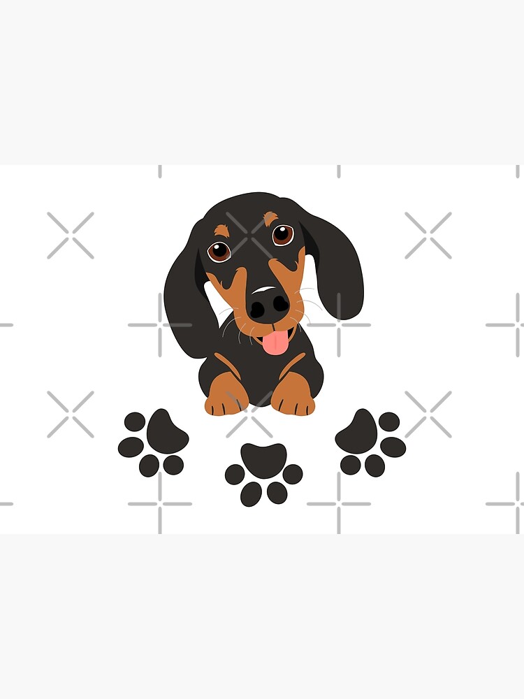 dachshund paw print