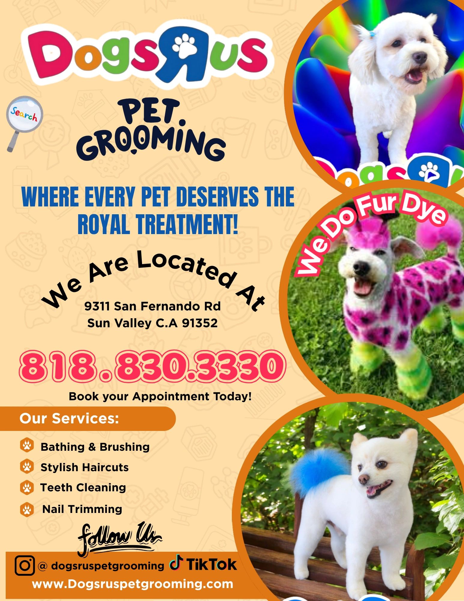 dogs r us pet grooming
