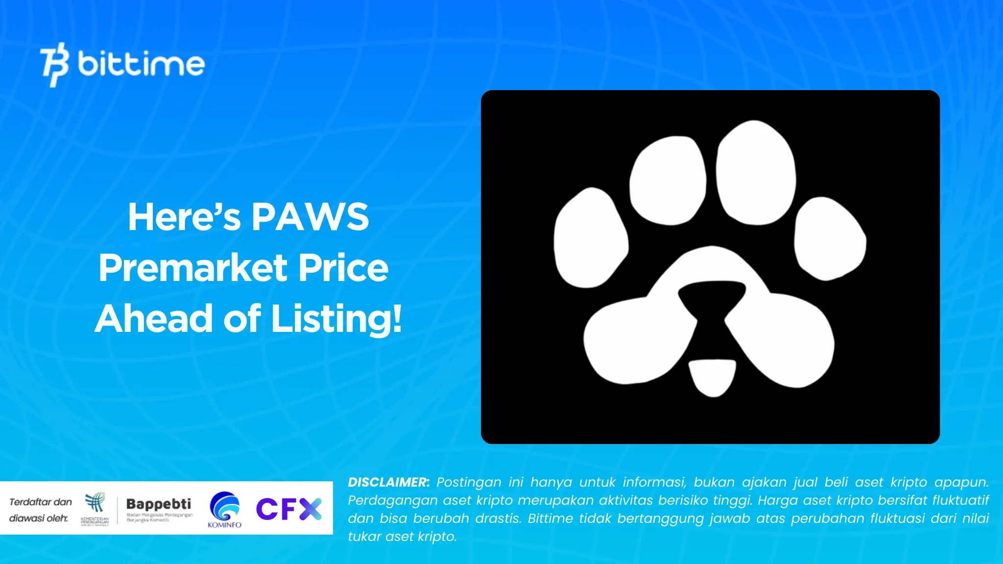 paws listing price
