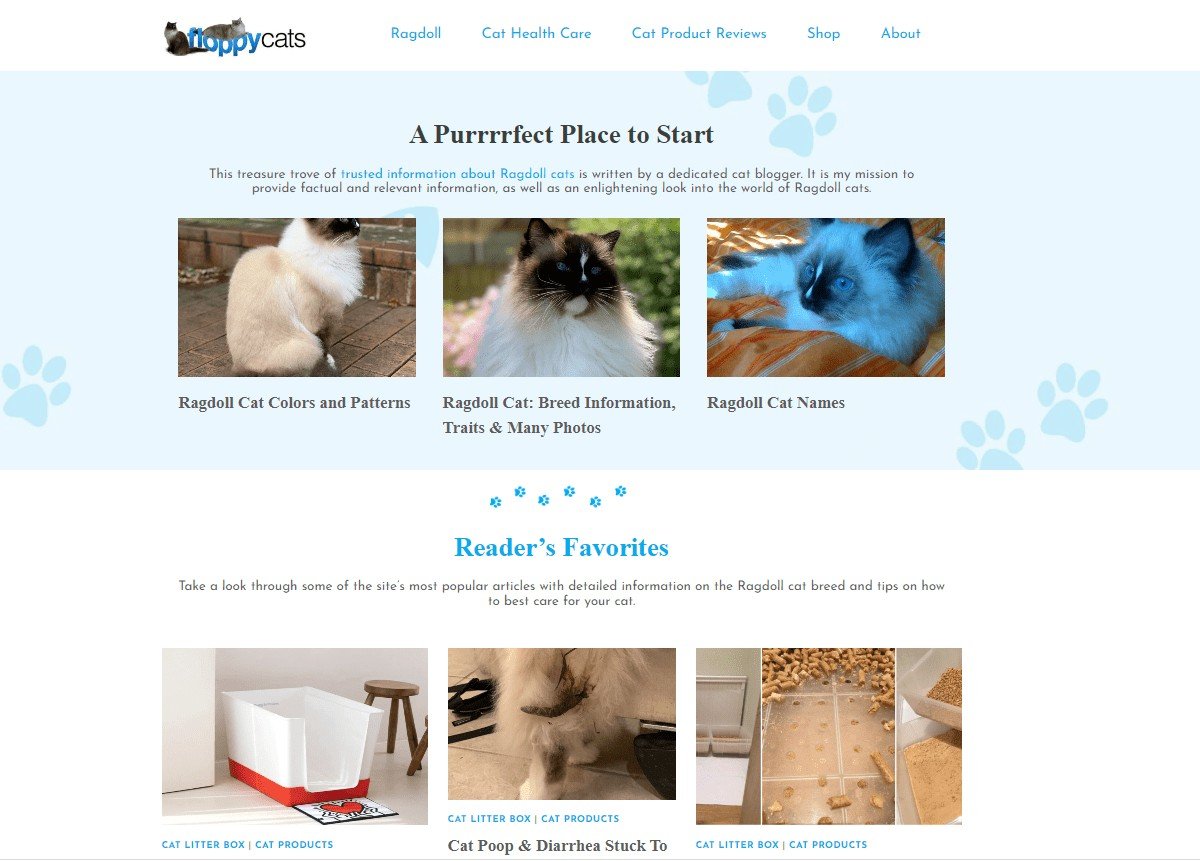 cat websites for cats