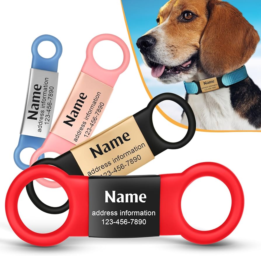 slide on pet id tag