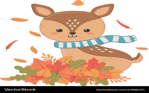 cute autumn animals
