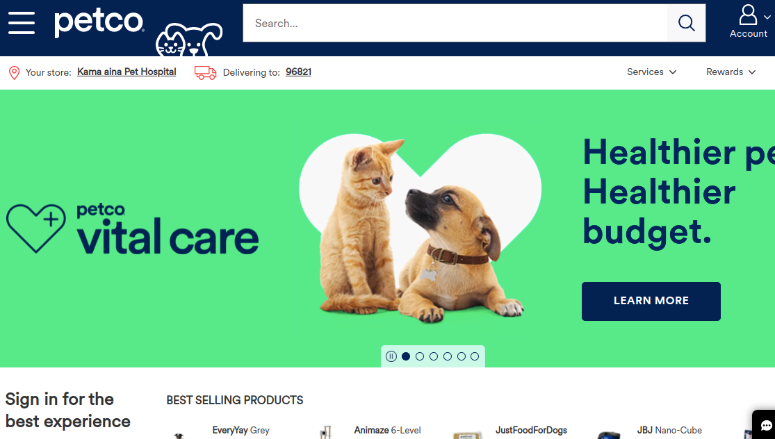 best online pet stores