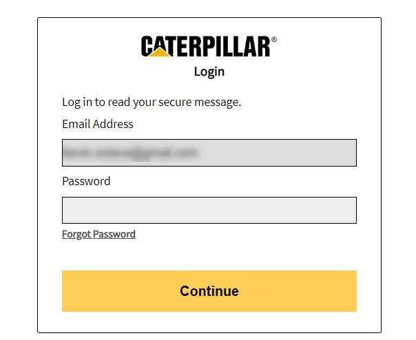 caterpillar login